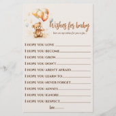 Prospectus 14 Cm X 21,6 Cm Cute ours neutre (Devant)