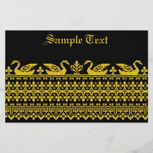 Prospectus 14 Cm X 21,6 Cm Cygnes d'Or