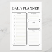 Prospectus 14 Cm X 21,6 Cm Daily Learning Planner (Devant)