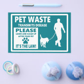 Prospectus 14 Cm X 21,6 Cm DÉCHETS D'ANIMAUX - Avis de permission (Simple)