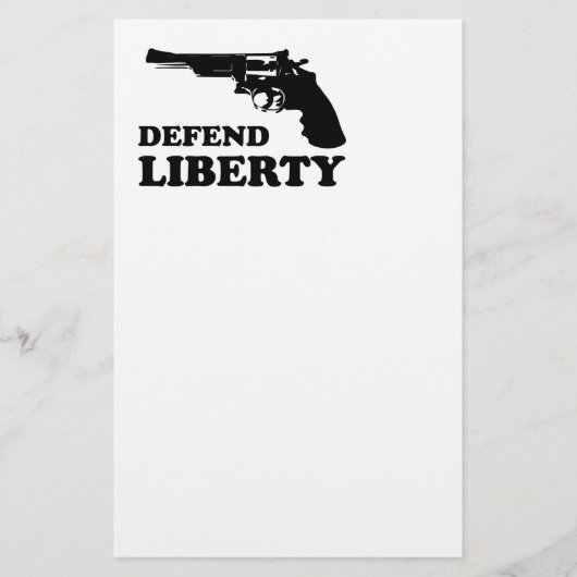 Prospectus 14 Cm X 21,6 Cm Défendre la liberté (Devant)