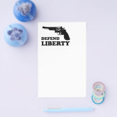 Prospectus 14 Cm X 21,6 Cm Défendre la liberté (Simple)