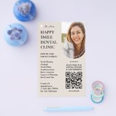 Prospectus 14 Cm X 21,6 Cm Dentaire Cosmétique esthétique Dentiste Sable Mini (Simple)