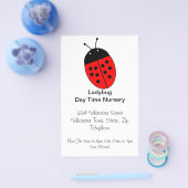 Prospectus 14 Cm X 21,6 Cm Design Ladybug personnalisé (Simple)