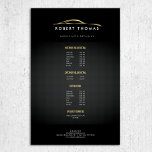 Prospectus 14 Cm X 21,6 Cm Détail automatique noir et or, réparation automati<br><div class="desc">Une illustration fluide d'un sportscar or placé sur un arrière - plan noir devient l'identité parfaite pour toute entreprise automobile sur ce flyer personnalisable. Idéal pour les détails automobiles, réparation automobile, concessionnaires automobiles, lavage automobile, etc. Personnalisez ce modèle de prospectus avec vos listes de prix, menus de service, promotions spéciales...</div>