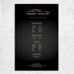 Prospectus 14 Cm X 21,6 Cm Détail automatique noir et orange, réparation auto<br><div class="desc">Une illustration fluide d'un sportscar orange placé sur un arrière - plan noir devient l'identité parfaite pour toute entreprise automobile sur ce flyer personnalisable. Idéal pour les détails automobiles, réparation automobile, concessionnaires automobiles, lavage automobile, etc. Personnalisez ce modèle de prospectus avec vos listes de prix, menus de service, promotions spéciales...</div>