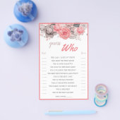 Prospectus 14 Cm X 21,6 Cm Devinez Qui Carte (Simple)