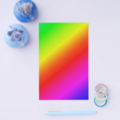 Prospectus 14 Cm X 21,6 Cm Diagonal Rainbow Gradient Red to Green (Simple)