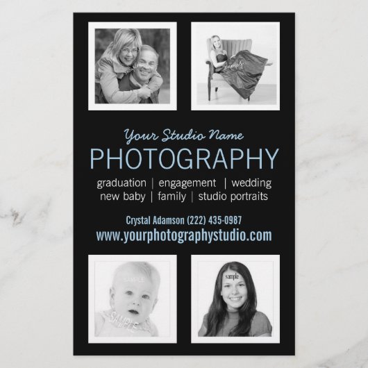 Prospectus 14 Cm X 21,6 Cm Document professionnel Pro Photographe (Devant)