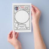 Prospectus 14 Cm X 21,6 Cm Doodling sur le symbole de l'objet (Poignée)