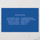 Prospectus 14 Cm X 21,6 Cm Dossier juridique (Dos)