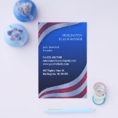 Prospectus 14 Cm X 21,6 Cm Drapeau américain (Simple)