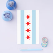 Prospectus 14 Cm X 21,6 Cm Drapeau de Chicago (Simple)