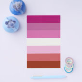 Prospectus 14 Cm X 21,6 Cm Drapeau de la fierté lesbienne (Simple)