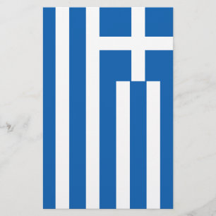 Prospectus 14 Cm X 21,6 Cm Drapeau de la Grèce Drapeau grec