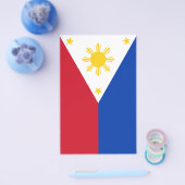 Prospectus 14 Cm X 21,6 Cm Drapeau des Philippines Drapeau philippin (Simple)