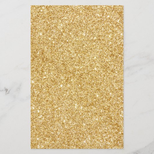 Prospectus 14 Cm X 21,6 Cm Elegant Faux Gold Glitter (Devant)
