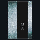 Prospectus 14 Cm X 21,6 Cm Élégant Monogramme Silber Blau<br><div class="desc">Ein elegantes und raffiniertes Design mit einem digitalen Bild aus Silber-Blau-Parties scintillant. Achtung : Bei der Herstellung wird keine echte Folie verwendet,  sondern nur die Farbe gründlich aufgedruckt. Füge deine Daten,  Logo,  Firmendetails und Bilder à Minuten hinzu.</div>