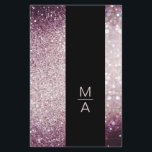 Prospectus 14 Cm X 21,6 Cm Élégant Monogramme Silber Lila<br><div class="desc">Ein elegantes und raffiniertes Design mit einem digitalen Bild aus Silber-Lila-Parties scintillant. Achtung : Bei der Herstellung wird keine echte Folie verwendet,  sondern nur die Farbe gründlich aufgedruckt. Füge deine Daten,  Logo,  Firmendetails und Bilder à Minuten hinzu.</div>