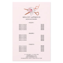 Elégant rose en cuivre ciseaux en or coiffeuse