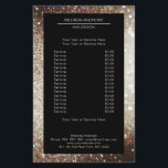 Prospectus 14 Cm X 21,6 Cm Élégante soie dorée<br><div class="desc">Ein elegantes und raffiniertes Design mit einem digitalen Bild aus Silber-Gold-Parties scintillant. Achtung : Bei der Herstellung wird keine echte Folie verwendet,  sondern nur die Farbe gründlich aufgedruckt. Füge deine Daten,  Logo,  Firmendetails und Bilder à Minuten hinzu.</div>