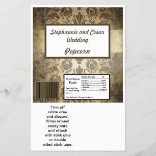 Prospectus 14 Cm X 21,6 Cm Emballage de grand barre Hershey's vintage brun da