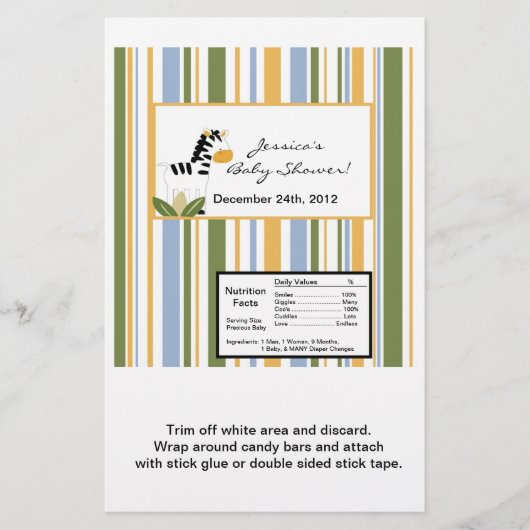 Prospectus 14 Cm X 21,6 Cm Emballage grand format de tablette Hershey's Safar (Devant)