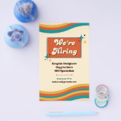 Prospectus 14 Cm X 21,6 Cm Embaucher maintenant un prospectus (Simple)