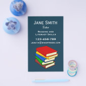 Prospectus 14 Cm X 21,6 Cm Enseignant indépendant ou enseignant en lecture li (Simple)