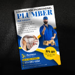 Prospectus 14 Cm X 21,6 Cm Entrepreneur en plomberie professionnel bleu<br><div class="desc">Ce design professionnel et attrayant est parfait pour les plombiers qui veulent attirer de nouveaux clients et présenter leurs services. Doté d'une image conviviale, d'informations claires et concises, et d'une offre de 30 % avantageuse, ce dépliant met en évidence efficacement la valeur que vous fournissez. Les couleurs audacieuses et la...</div>