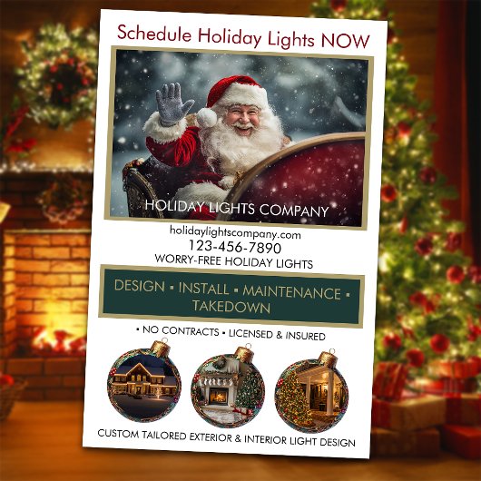 Prospectus 14 Cm X 21,6 Cm Entreprise d'installation lumineuse