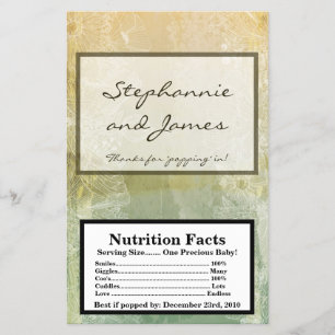 Prospectus 14 Cm X 21,6 Cm Enveloppeur de maïs pop à micro-ondes Vintage Flor