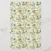 Prospectus 14 Cm X 21,6 Cm Eucalyptus Gold Voudrait-Elle Plutôt Douche Jeu (Dos)