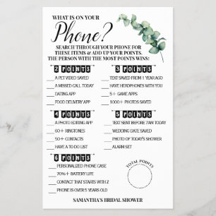 Prospectus 14 Cm X 21,6 Cm Eucalyptus Qu'est-ce que sur votre téléphone Douch