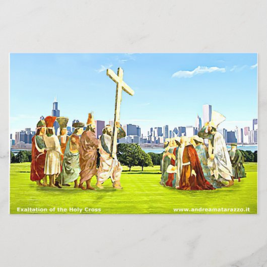 Prospectus 14 Cm X 21,6 Cm Exaltation de la Sainte Croix (Devant)