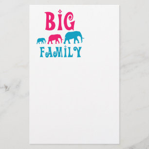 Prospectus 14 Cm X 21,6 Cm Famille des gros éléphants