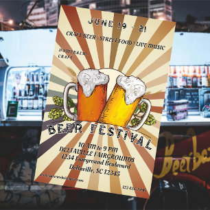 Prospectus 14 Cm X 21,6 Cm Festival de la bière