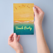 Prospectus 14 Cm X 21,6 Cm Fête de plage et célébrations (Poignée)