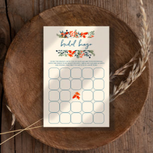 Prospectus 14 Cm X 21,6 Cm Fête des mariées Bingo Cartes de jeu
