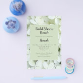 Prospectus 14 Cm X 21,6 Cm Fête des mariées budgétaire des fleurs d'Hydrangée (Simple)