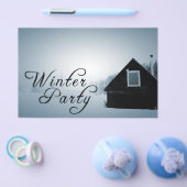 Prospectus 14 Cm X 21,6 Cm fête d'hiver : neigée en cabine (Simple)