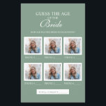 Prospectus 14 Cm X 21,6 Cm Feuille de papier vert sauge devinez l'âge de la m<br><div class="desc">Feuille de papier vert sauge devinez l'âge de la mariée</div>