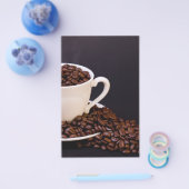 Prospectus 14 Cm X 21,6 Cm Fèves de café (Simple)