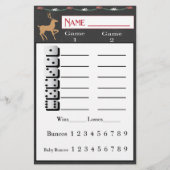 Prospectus 14 Cm X 21,6 Cm Fiche de Noël de vacances Bunco (Devant)