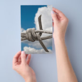 Prospectus 14 Cm X 21,6 Cm Fil de fer barbelé (Poignée)