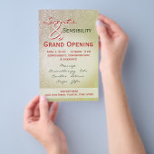 Prospectus 14 Cm X 21,6 Cm Flèches subtiles (Poignée)