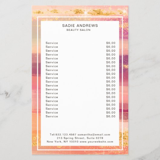 Prospectus 14 Cm X 21,6 Cm Flyer Abstrakt moderne (Devant)