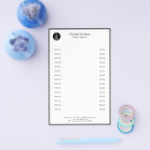 Prospectus 14 Cm X 21,6 Cm Flyer de coiffeur (Simple)