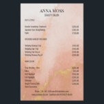 Prospectus 14 Cm X 21,6 Cm Flyer de Parties scintillant or Watercolor moderne<br><div class="desc">Moderne,  Aquarelle,  Flyer Parties scintillant Or. de chaque côté. Conçu pour les designers,  stylistes,  salons,  coiffeurs et maquilleurs,  les artistes de clous et Lash,  centre de bien-être et plus encore.</div>