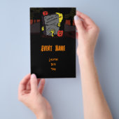 Prospectus 14 Cm X 21,6 Cm Flyer d'Halloween effrayant (Poignée)